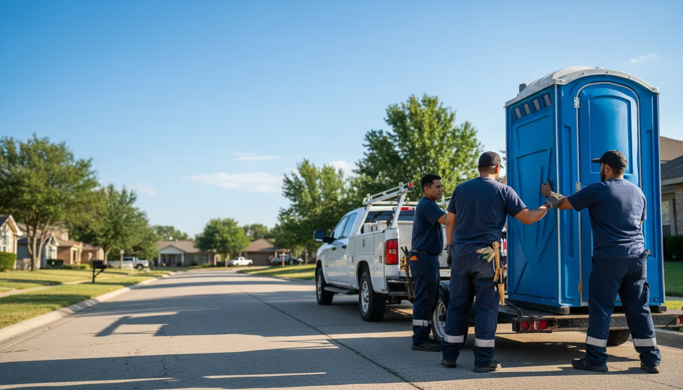 Portable Toilet Rental in Crawford, TX near me